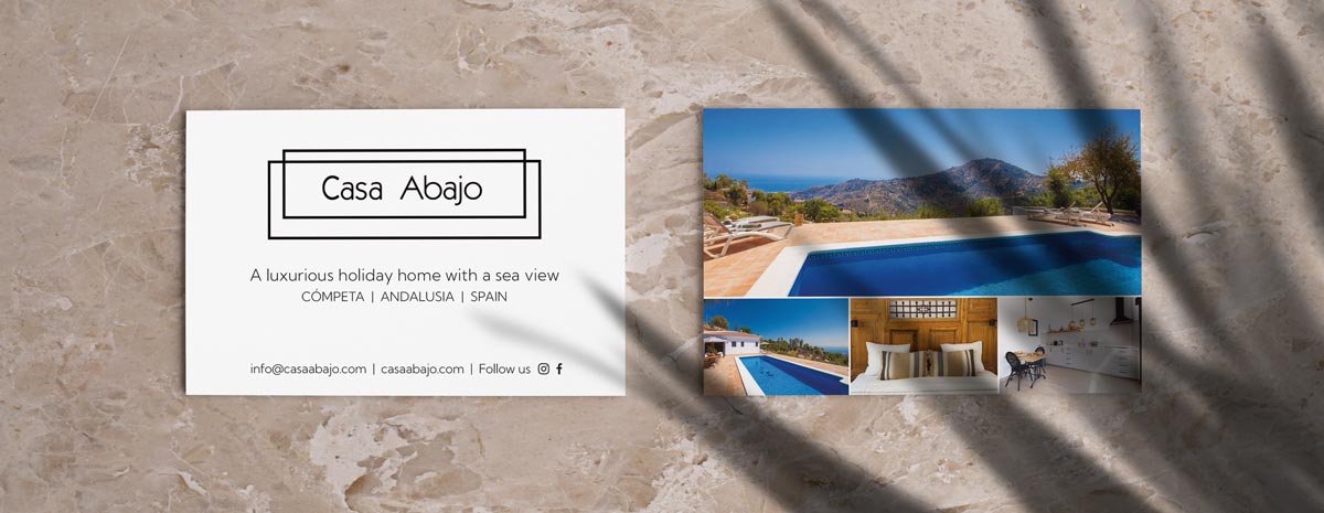 Casa Abajo ontwerp visitekaartjes door CUP Design