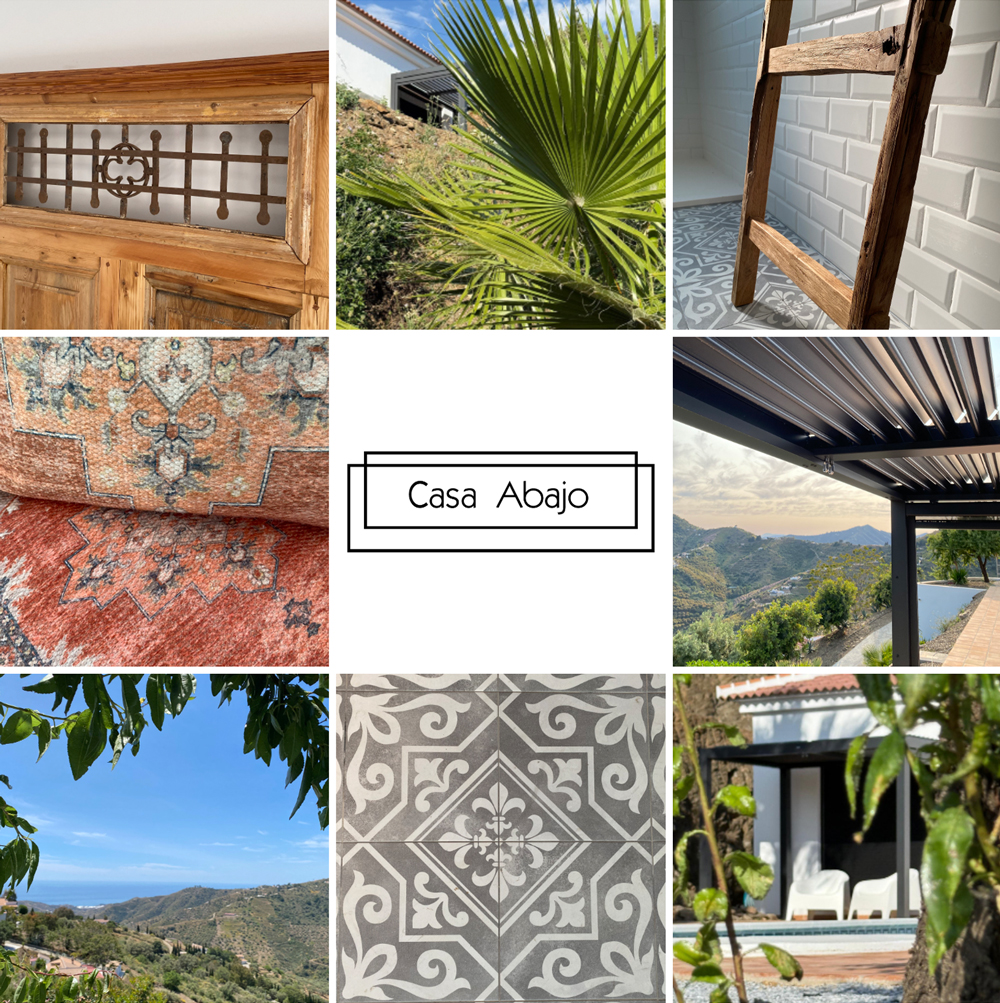 Ontwerp en realisatie website Casa Abajo, Competa, Zuid-Spanje