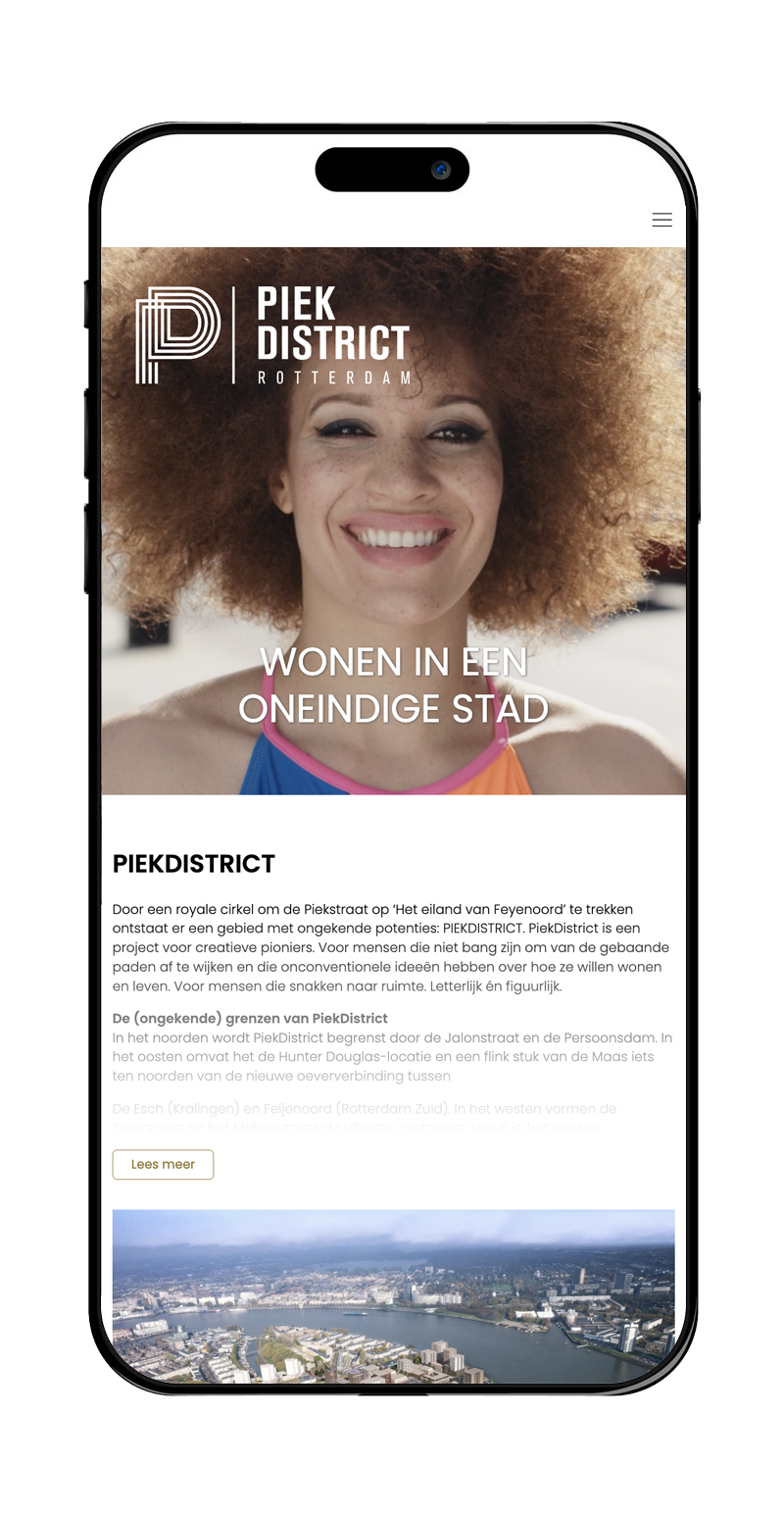 Cup Design Brand Identity voor Piekdistrict Rotterdam