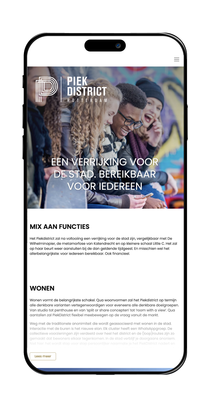 Cup Design Brand Identity voor Piekdistrict Rotterdam