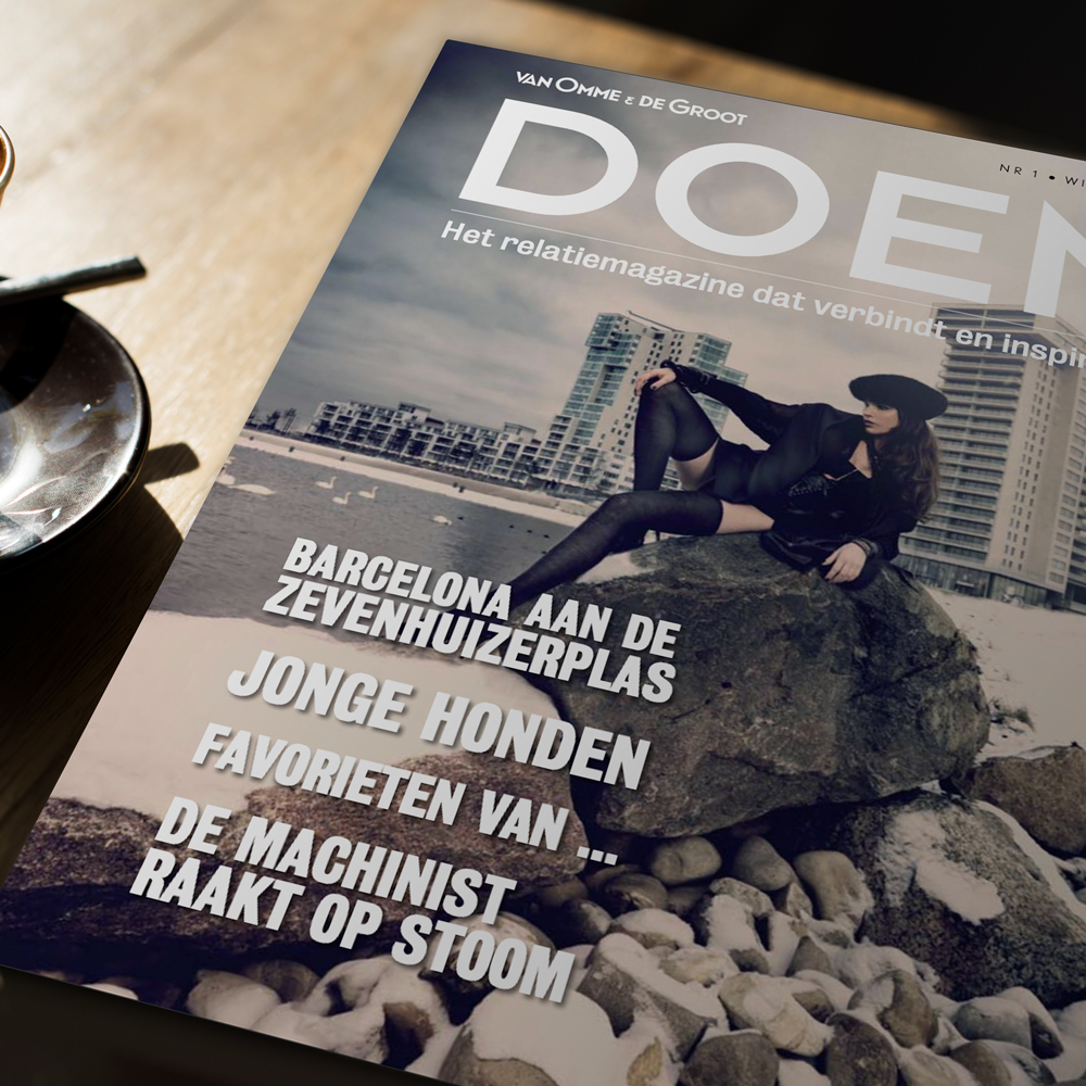 VODGMagazine-15 Concept, ontwerp en vormgeving voor DOEN Magazine voor Van Omme De Groot Projectontwikkelaars, Rotterdam